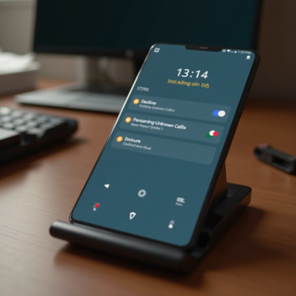 如何拒接來電(Android)