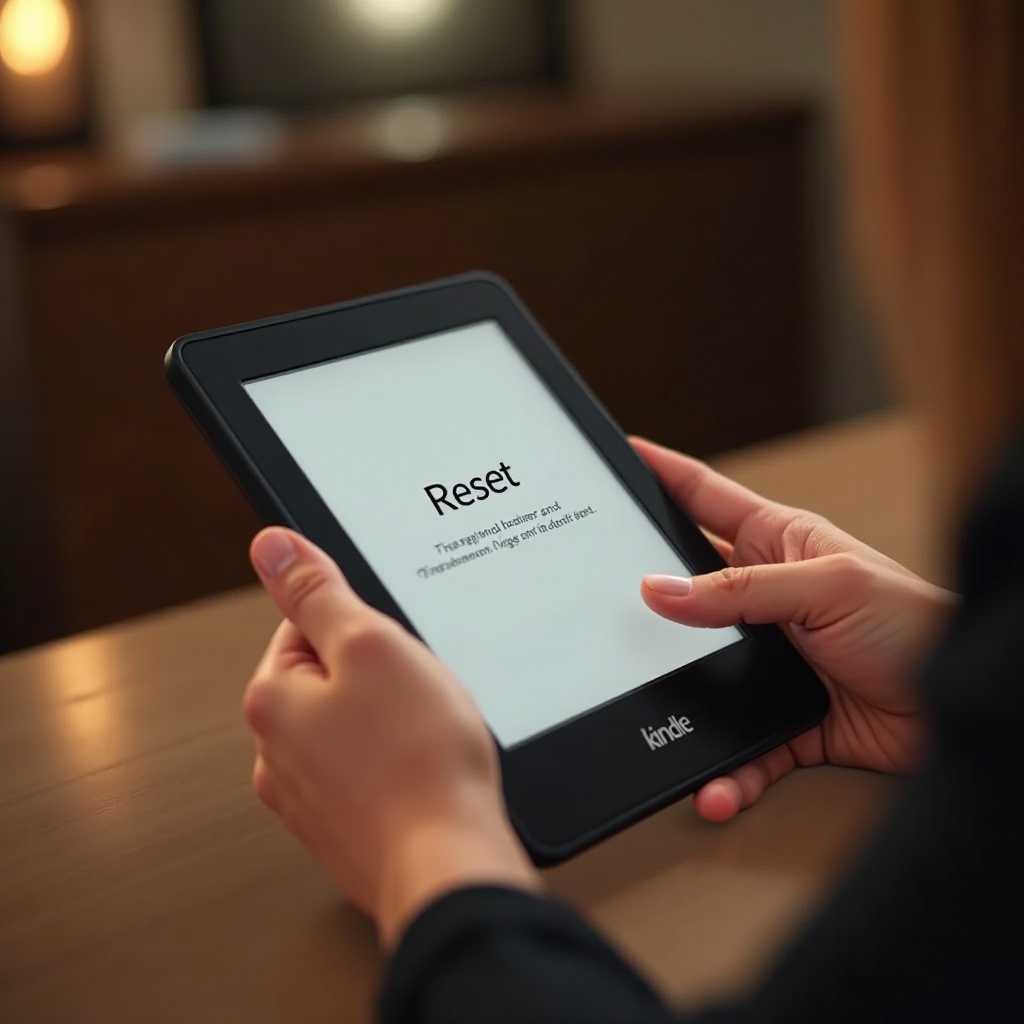 オリジナルのキンドルをリセットする方法