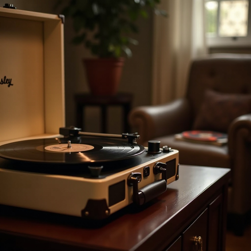เครื่องเล่นแผ่นเสียง crosley อย่างไร