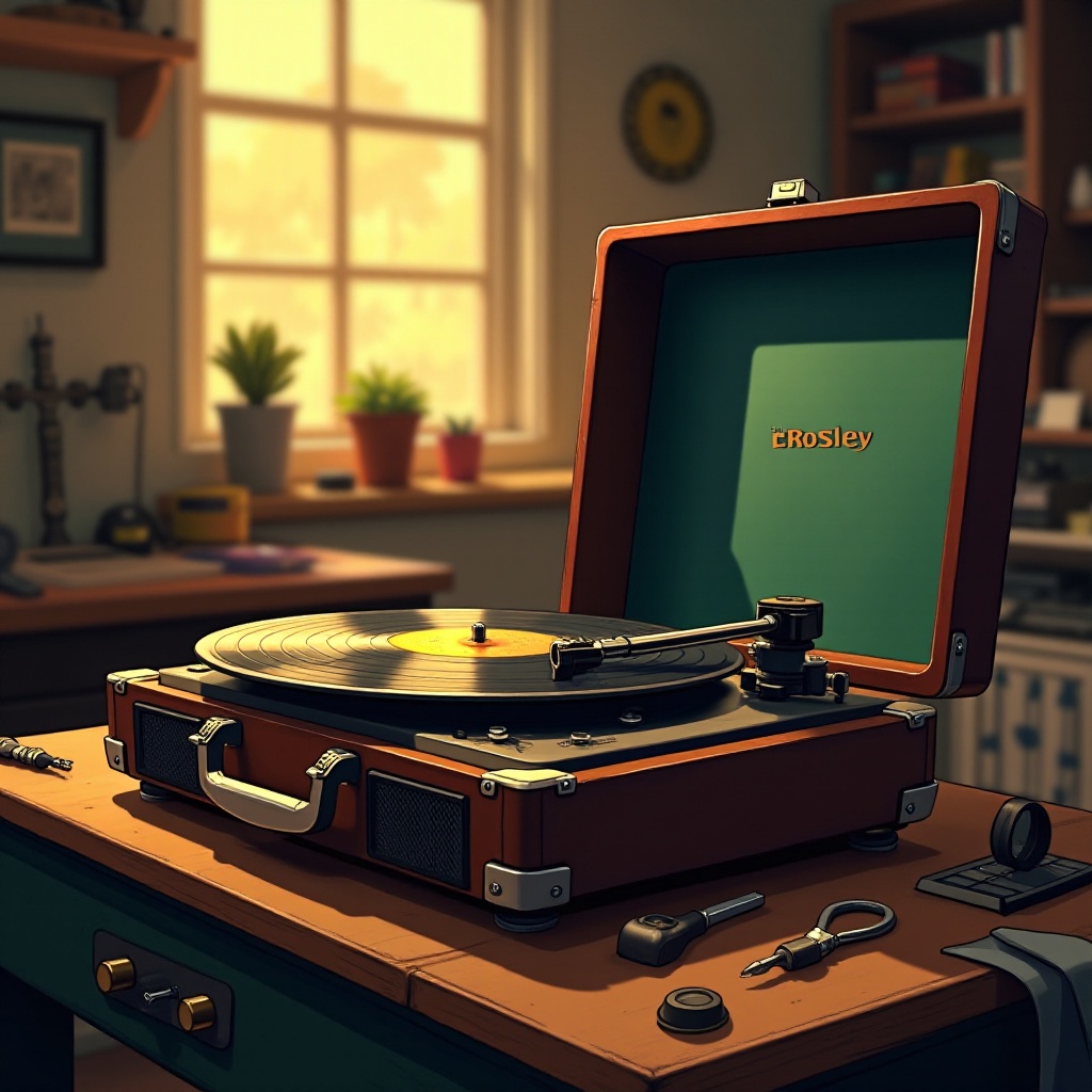 Crosley 唱盤不會旋轉