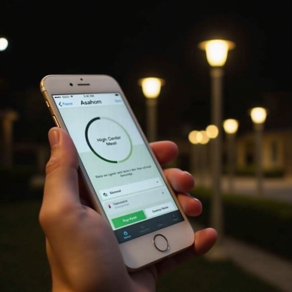aplikasi telepon apa yang digunakan oleh asahom lampu luar ruangan permanen