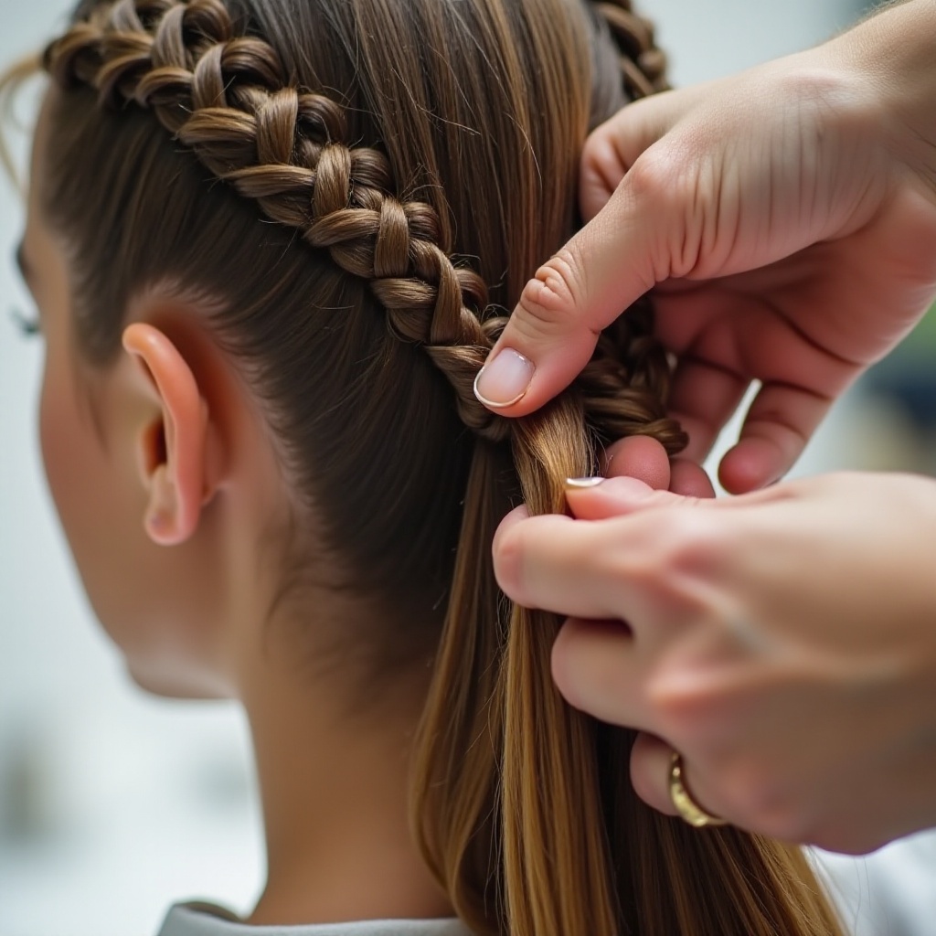 mengepang dengan rambut manusia vs rambut sintetis