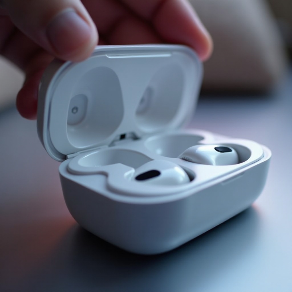 제 에어팟이 케이스 안에 있는데도 계속 연결되는 이유는 무엇인가요?