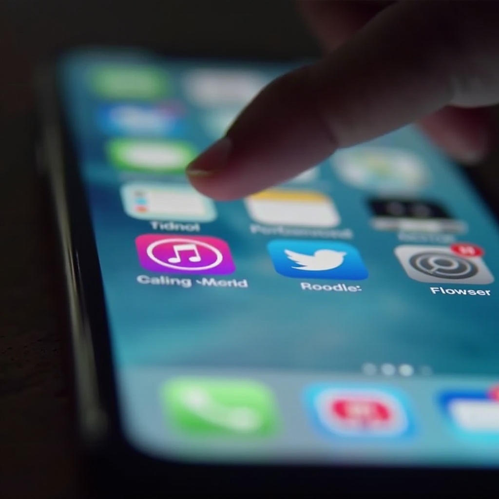 アプリの位置を変更する方法