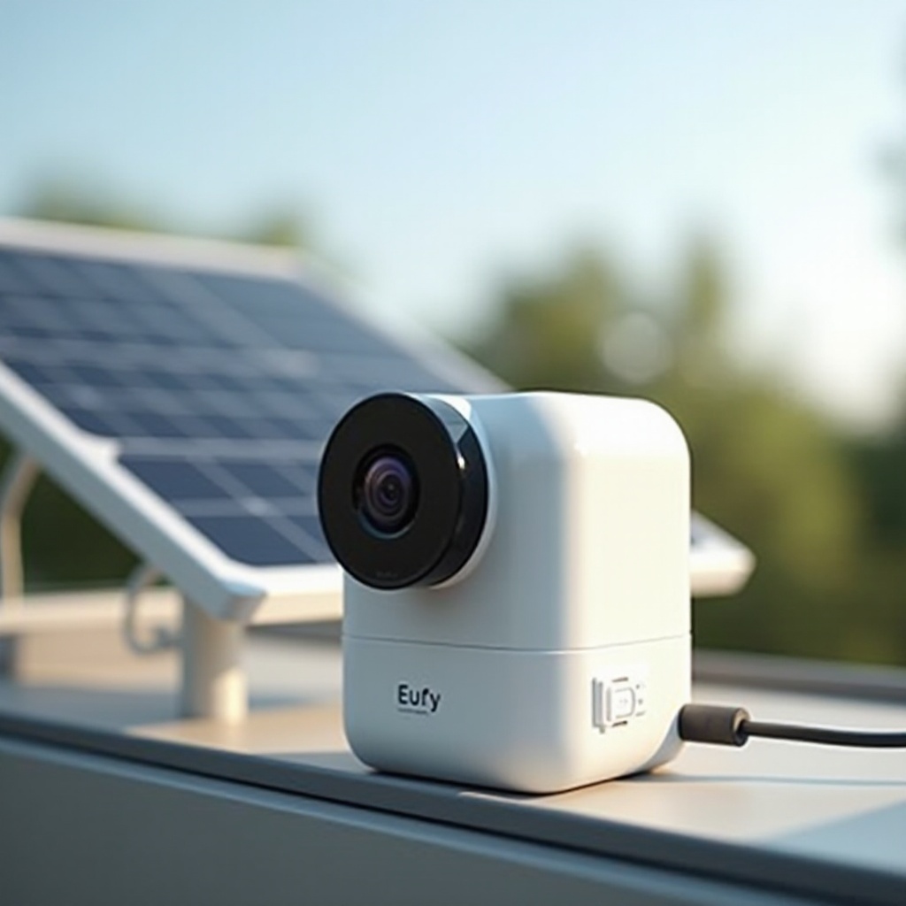 kamera eufy tidak mengisi daya dengan panel surya