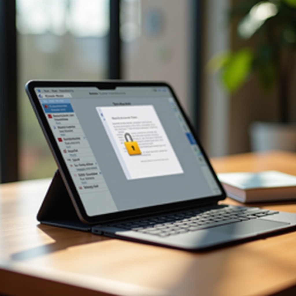 iPad'de notları nasıl kilitlerim