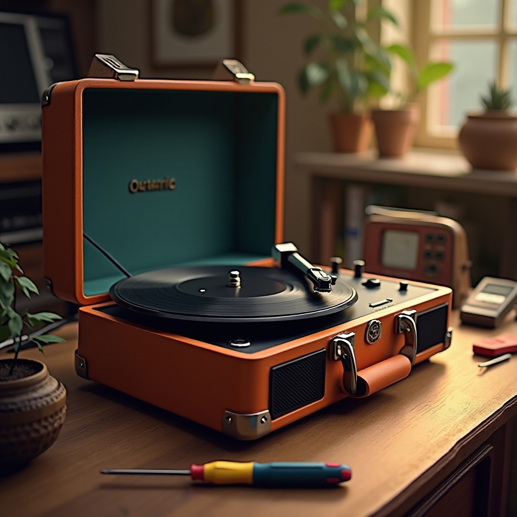 เครื่องเล่นแผ่นเสียง Crosley ไม่หมุน