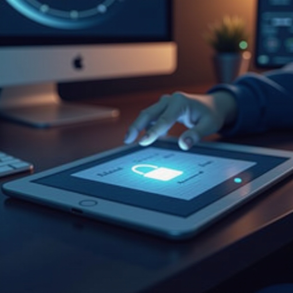 如何在 iPad 上鎖定筆記