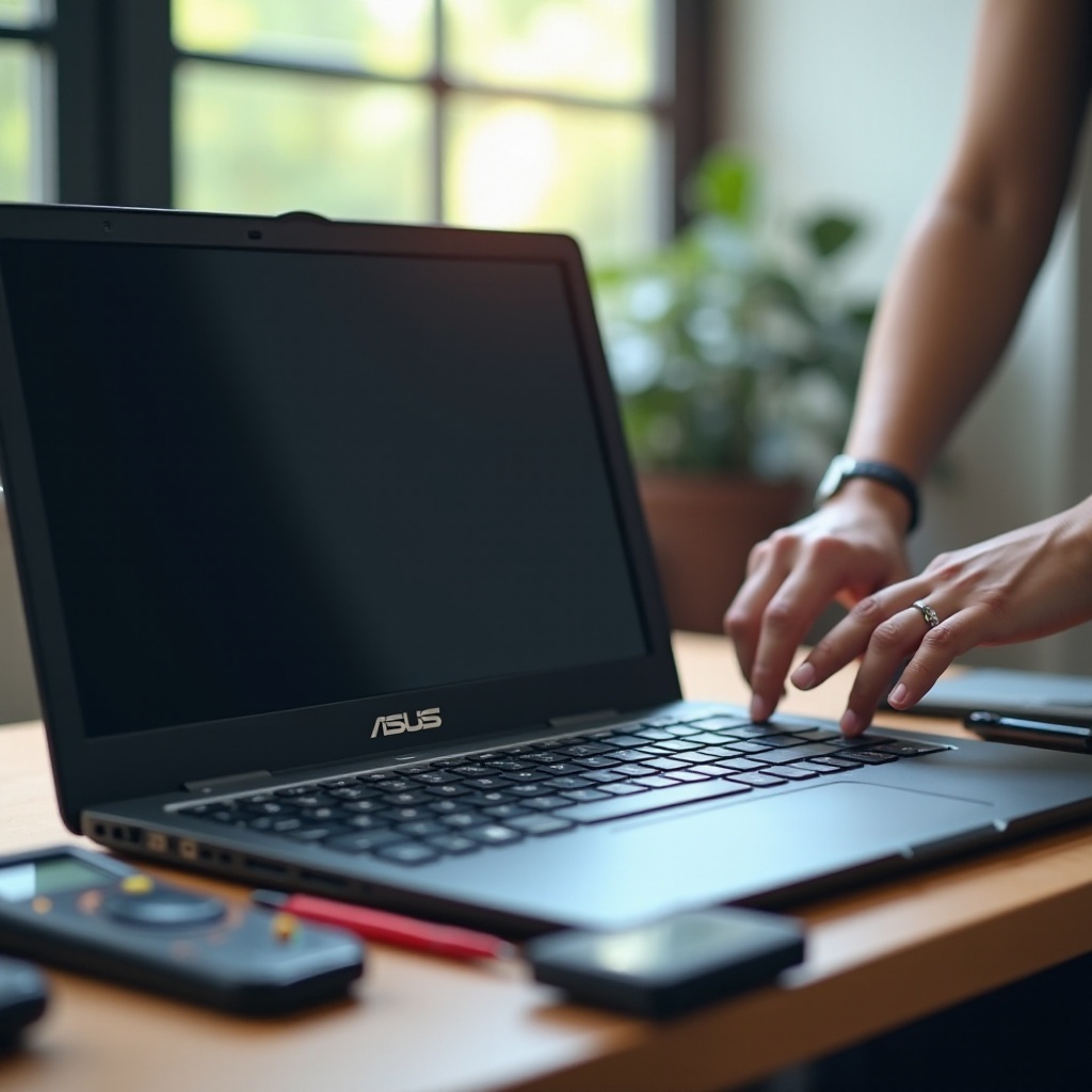 아수스 노트북이 플러그를 뽑으면 사용하지 않을 때 계속 종료됨