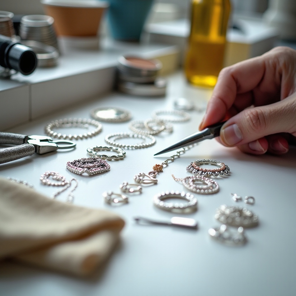 cara membuat perhiasan perak sterling