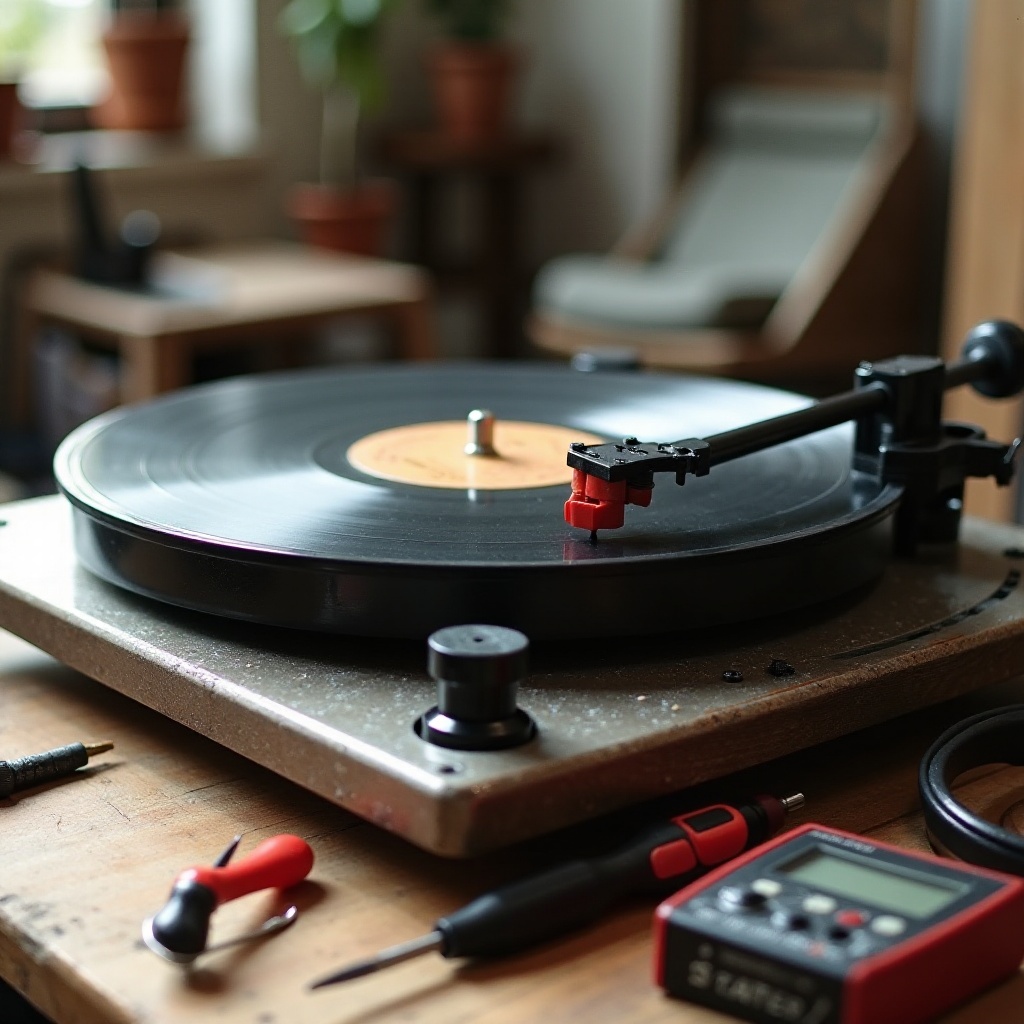 Crosley レコードプレーヤーが動かない