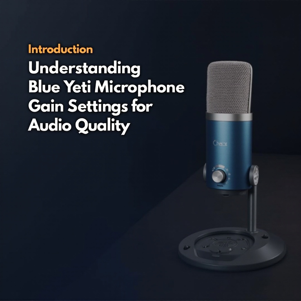pengaturan gain mikrofon blue yeti