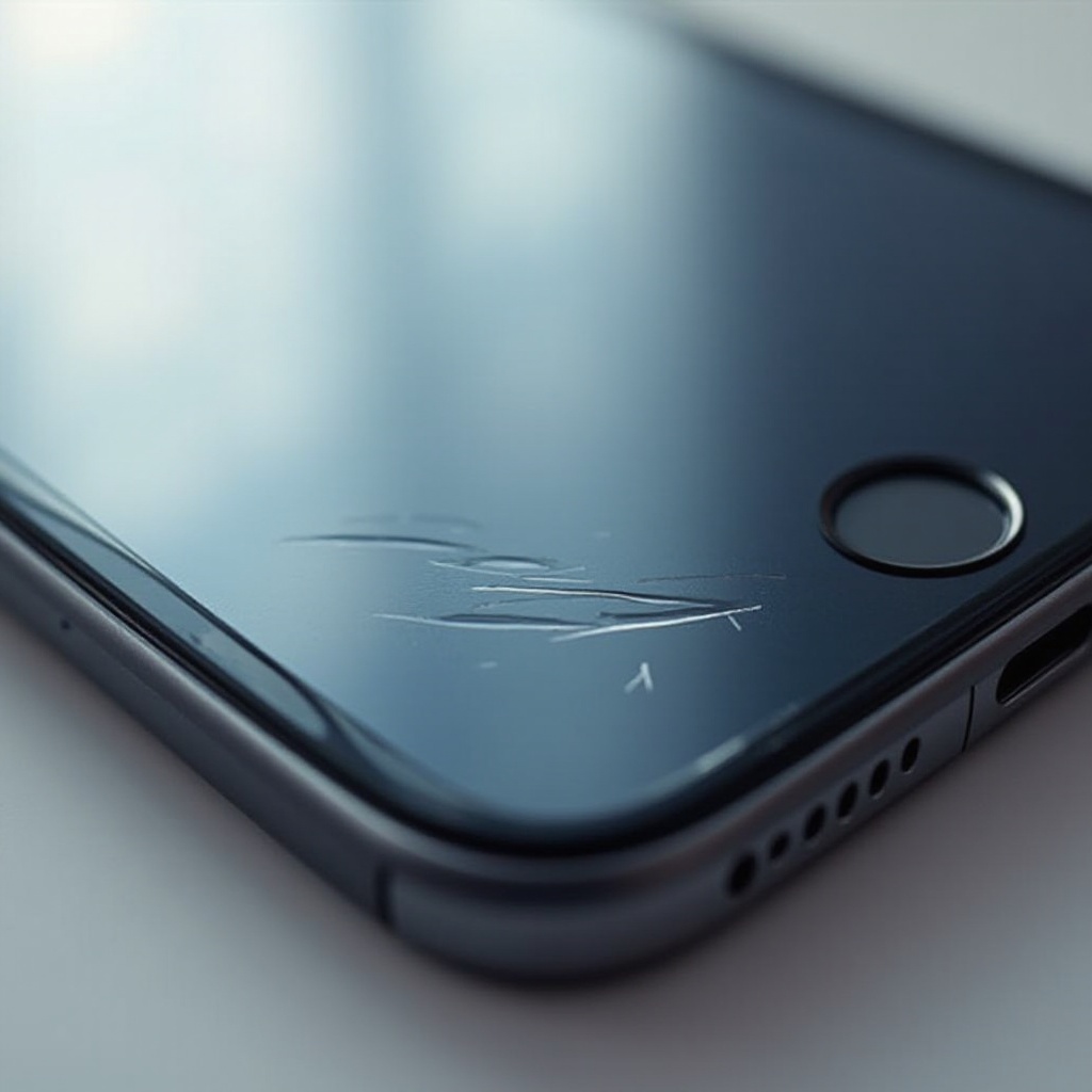 cara menghilangkan goresan dari layar iPhone