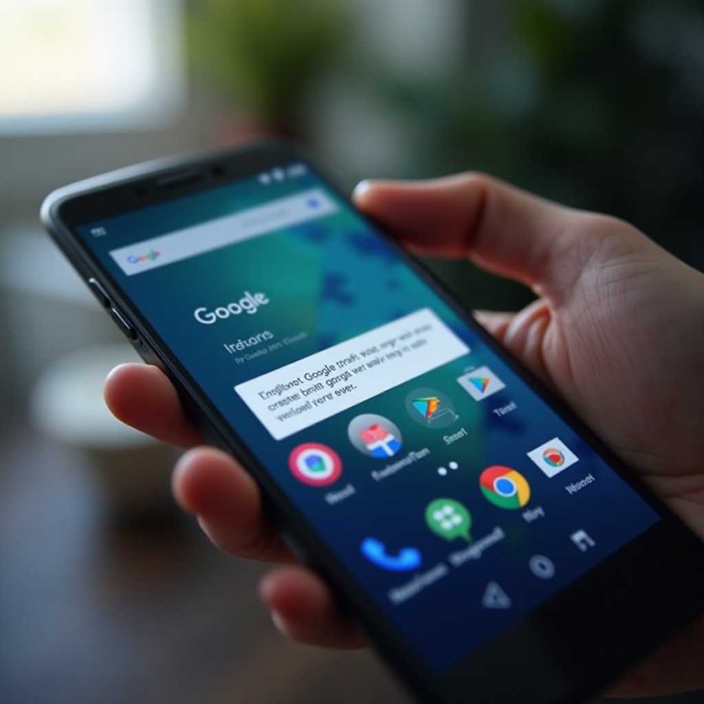 aplikasi google di android terus mengalami crash