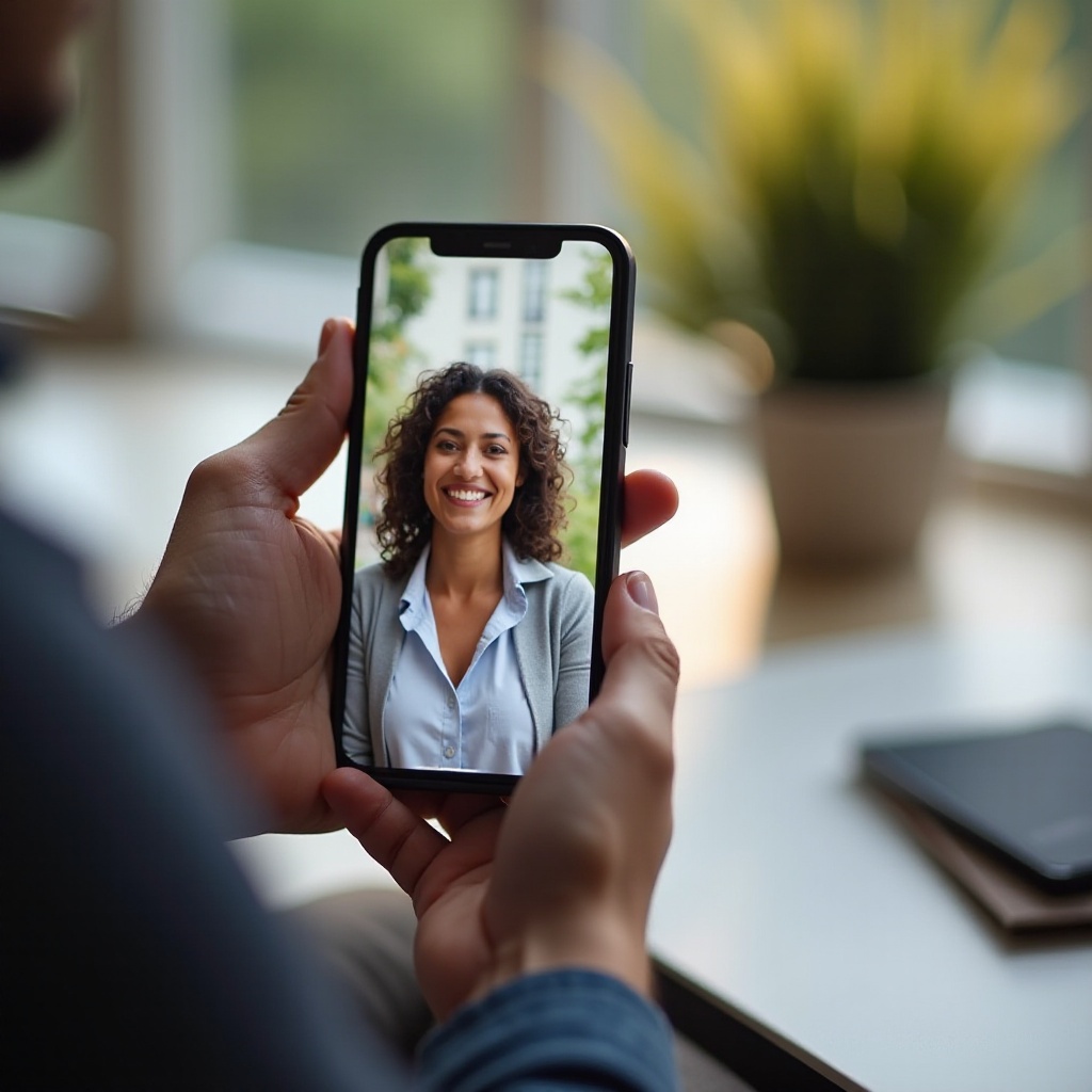iPhone'da kişi fotoğrafını tam ekran yapma