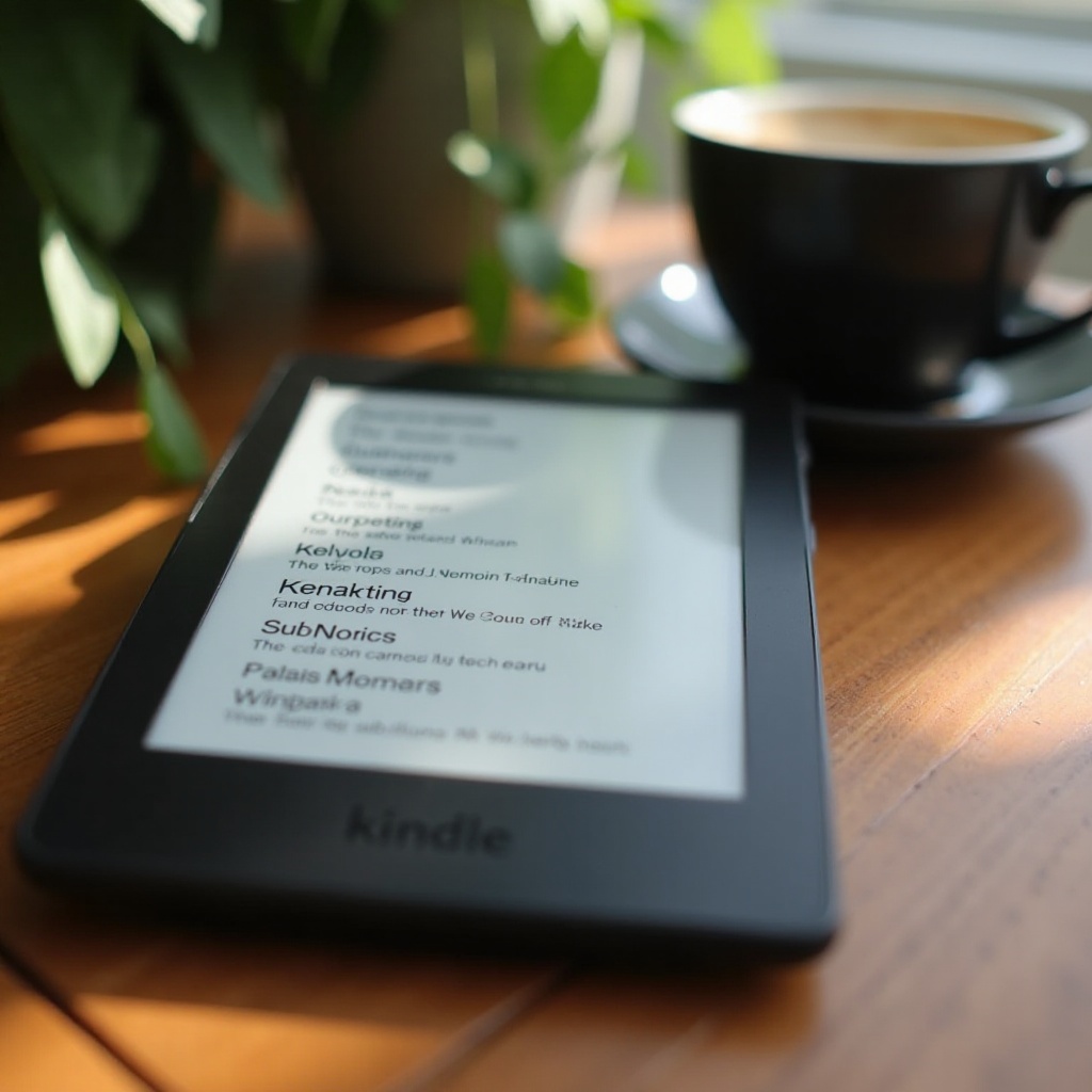 cara mengatur ulang kindle asli
