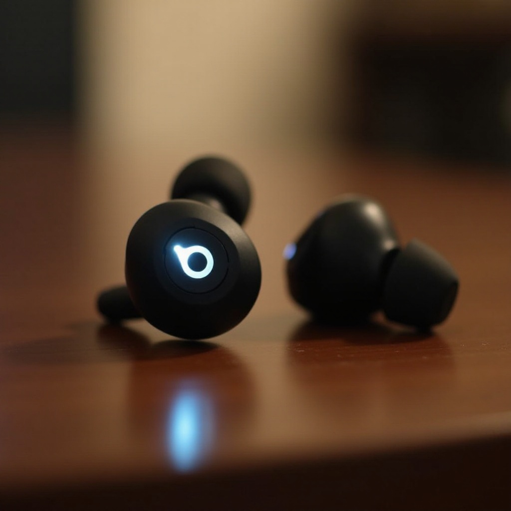 Beats berkedip cahaya putih
