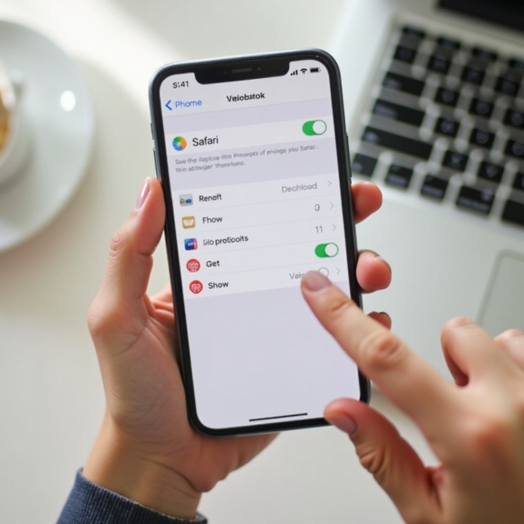 cara mengubah beranda safari di iphone