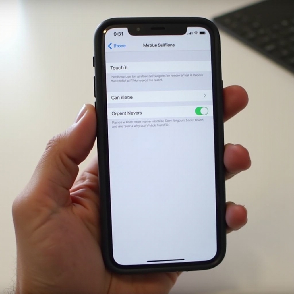 cara mereset Touch ID di iPhone
