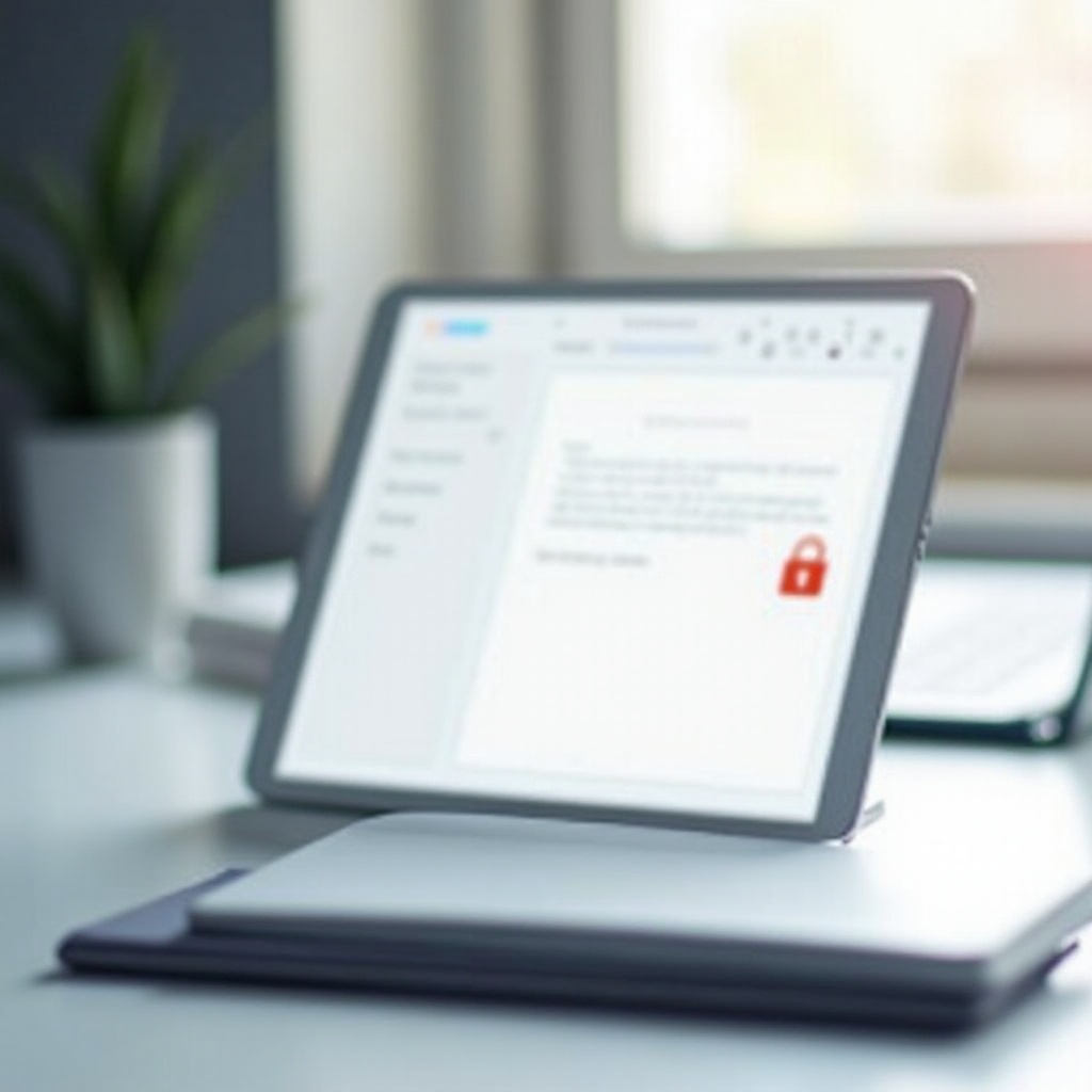 iPadでメモをロックする方法