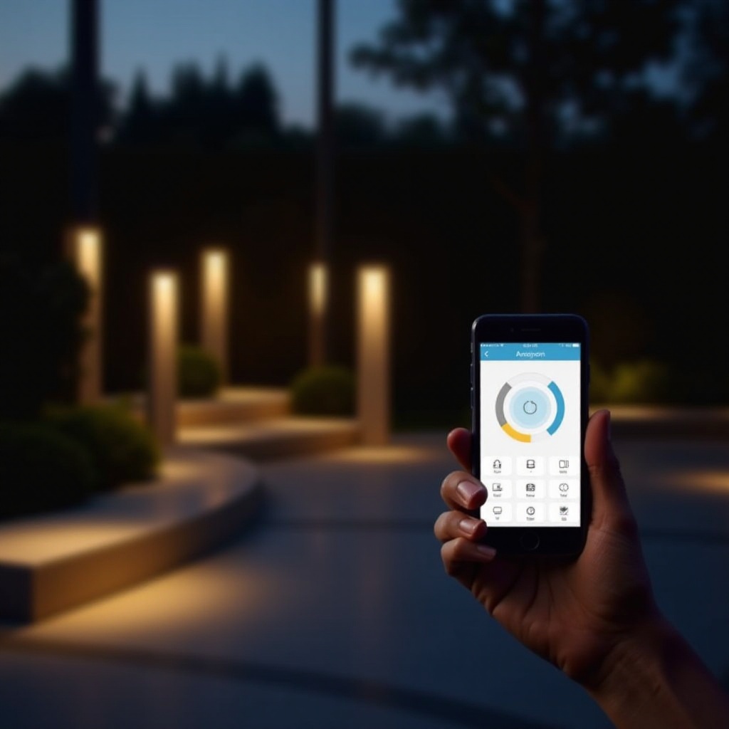 aplikasi telepon apa yang digunakan oleh asahom lampu luar ruangan permanen